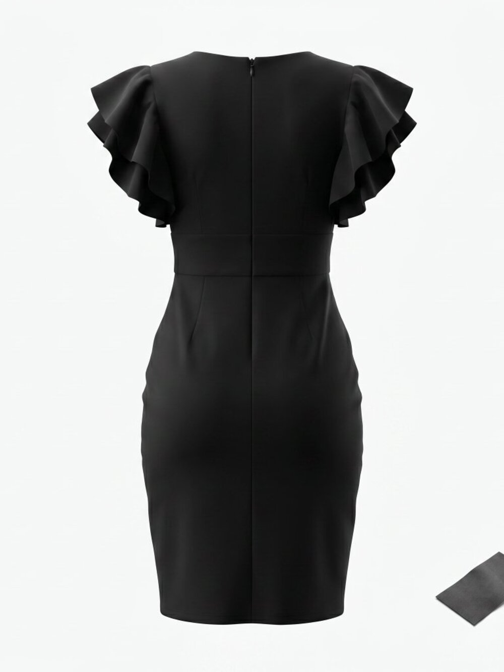 Knitee Black Cocktail Dress - Picture 2 of 14